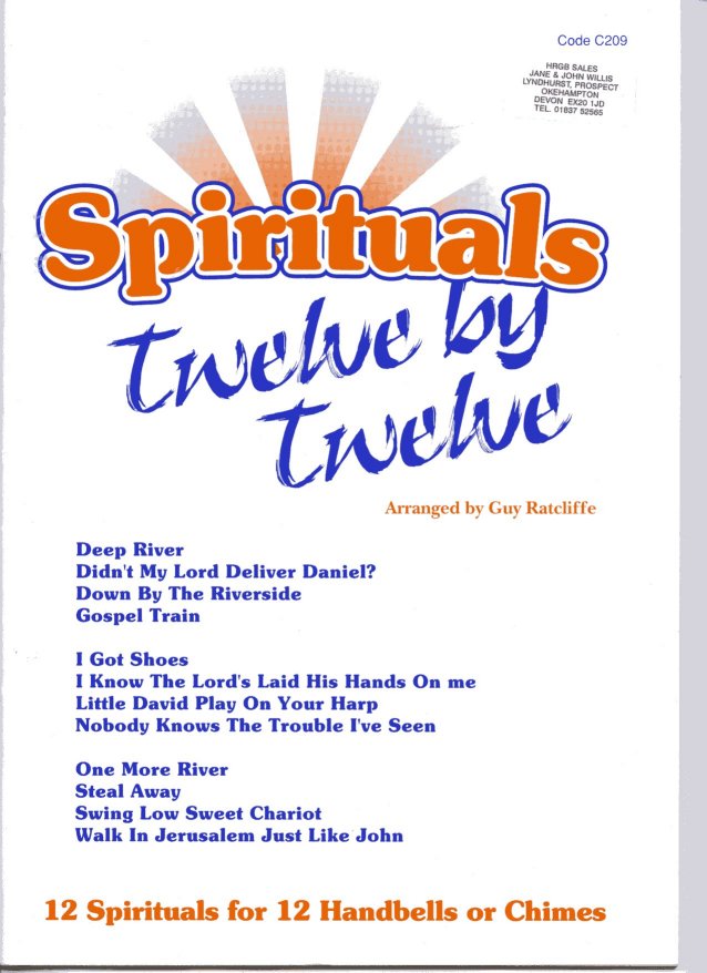 Spirituals Twelve by Twelve (C209) 12 bell Staff